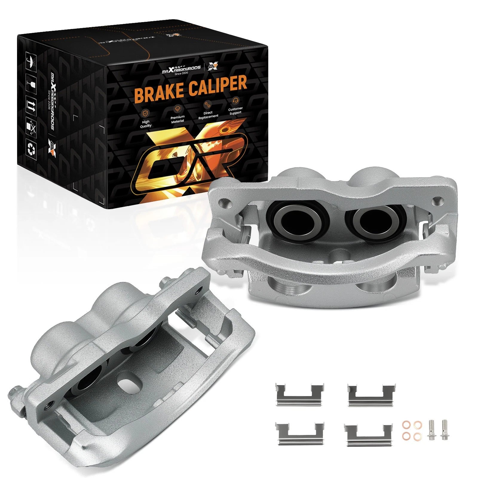 Front Brake Calipers for Chevy Silverado 1500 HD/2500/3500 (2001–2007)