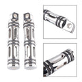 CNC Foot Pegs for Harley Davidson XL883N FXCW (Chrome)