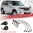Set of 4 Spark Plug Wire Ignition Coil Cables No.32700PHK003 for Honda CR-V (1997–2001)