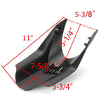Black Front Fender Extender Mudguard for BMW R1200GS/R1200GSA (2013-2023)