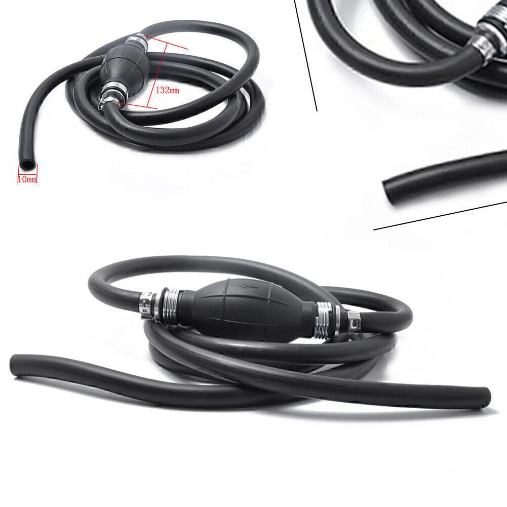 5/16" Fuel Gas Hose Line Assembly with Primer Bulbs for Marine Outboard Motors