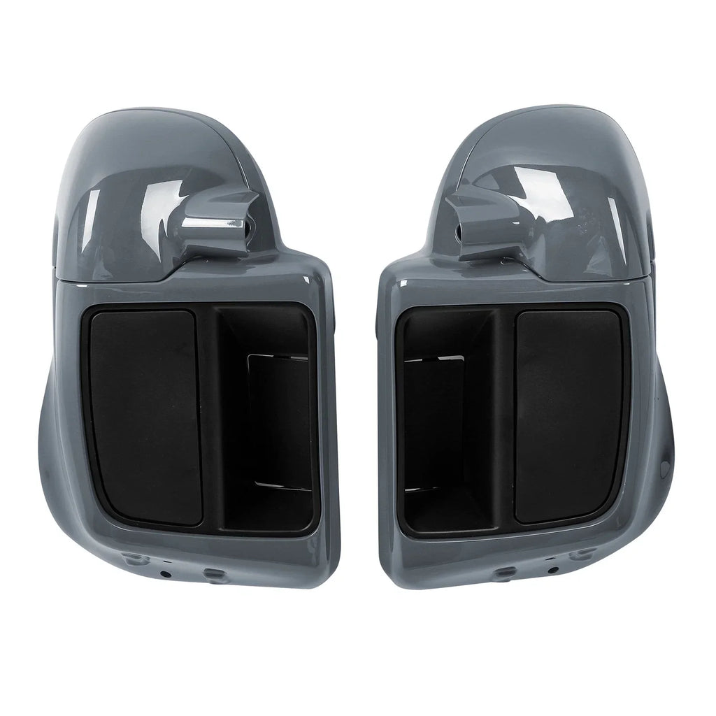 Vented Fairings & Crash Bar for Harley Touring 2014-2024 Gunship Gray
