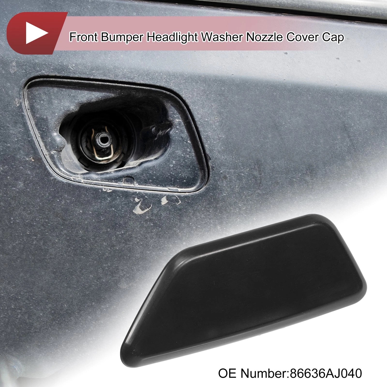 Front Left Washer Nozzle Cover Cap for Subaru Legacy (2010–2014)