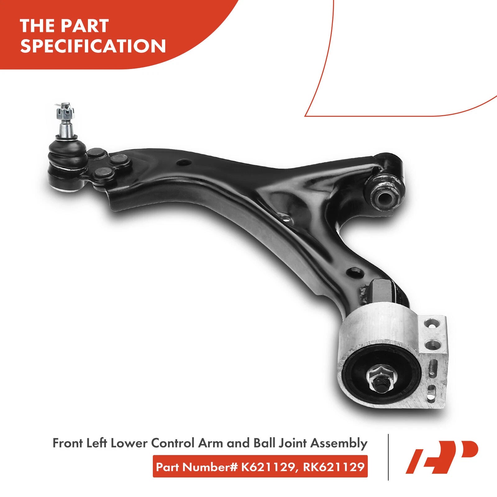 8x Front Lower Control Arm & Tie Rod End for Chevy Equinox Pontiac (2005–2017)