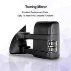 Power Heated Turn Signal Tow Mirrors for Ford F250-F550 Super Duty (1999–2007)