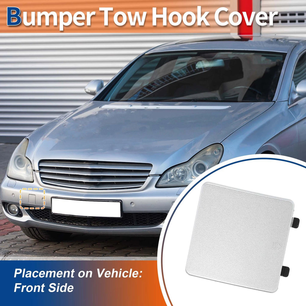 Tow Hook Cover for Mercedes-Benz CLS (2006–2018) No.A2198850026 Silver