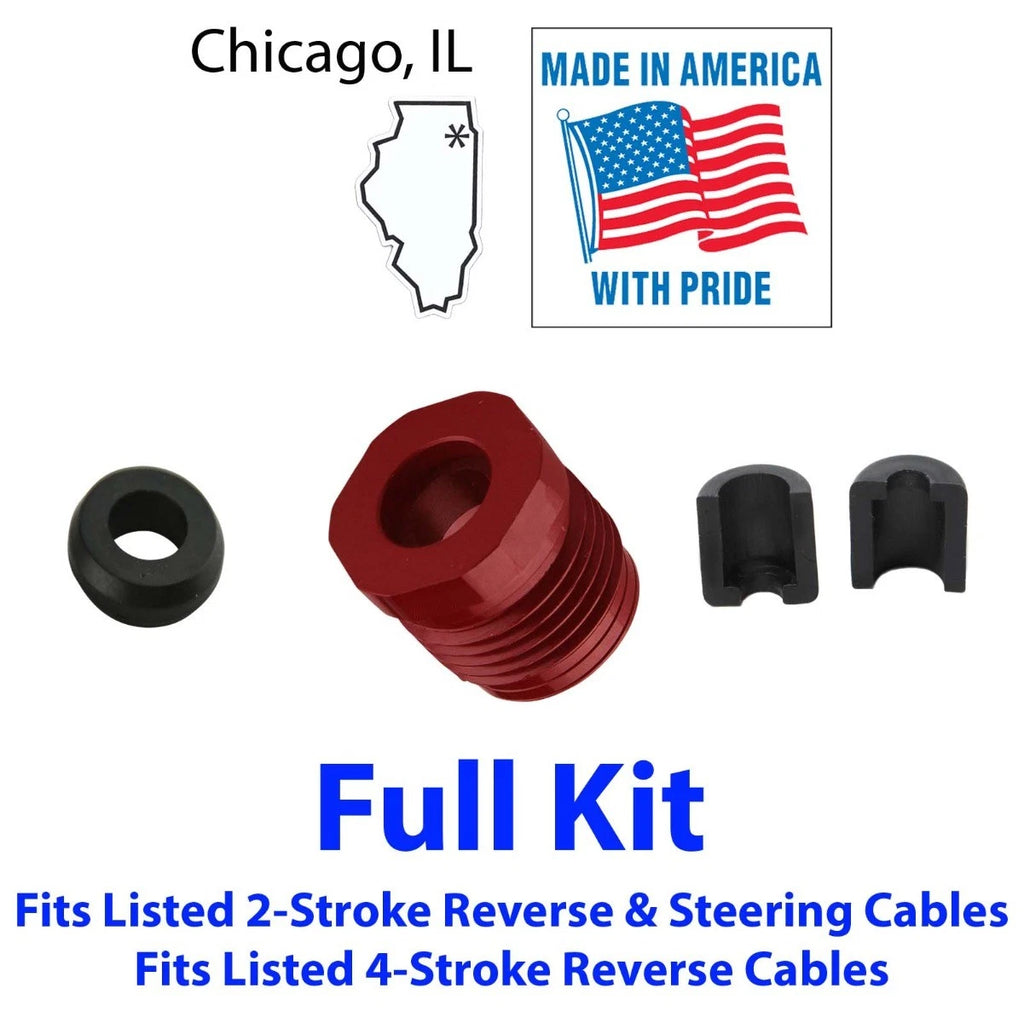 Billet Steering Cable Lock Nut Full Kit for SeaDoo GS GTI LE GSX GTS GTX RFI RX DI