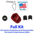 Billet Steering Cable Lock Nut Full Kit for SeaDoo GS GTI LE GSX GTS GTX RFI RX DI