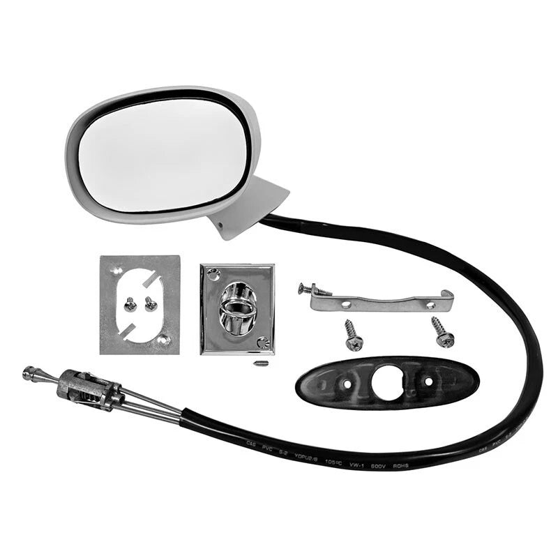 Left Hand Remote Exterior Rear View Door Mirror for Chevy Chevelle (1970–1972)