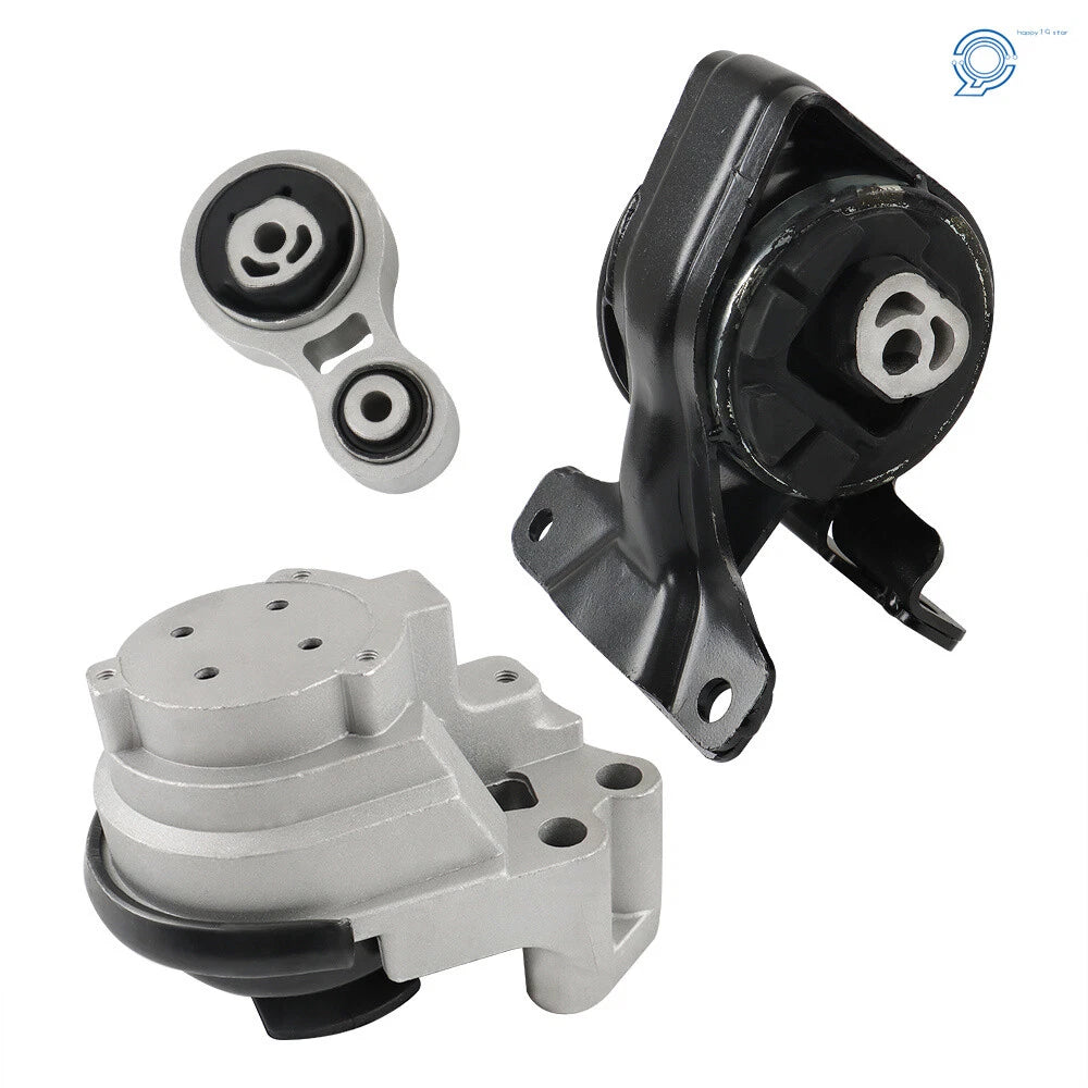 3X Engine Motor & Trans Mounts for Ford Edge V6 3.7L AWD (2007–2014)