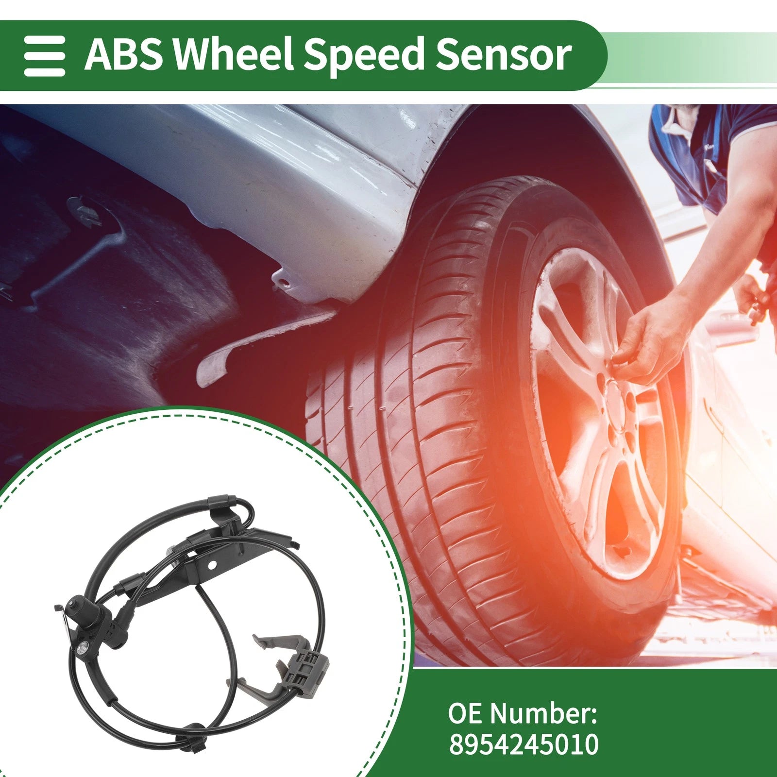ABS Wheel Speed Sensor No. 8954245010 for Toyota Sienna (1998–2000)