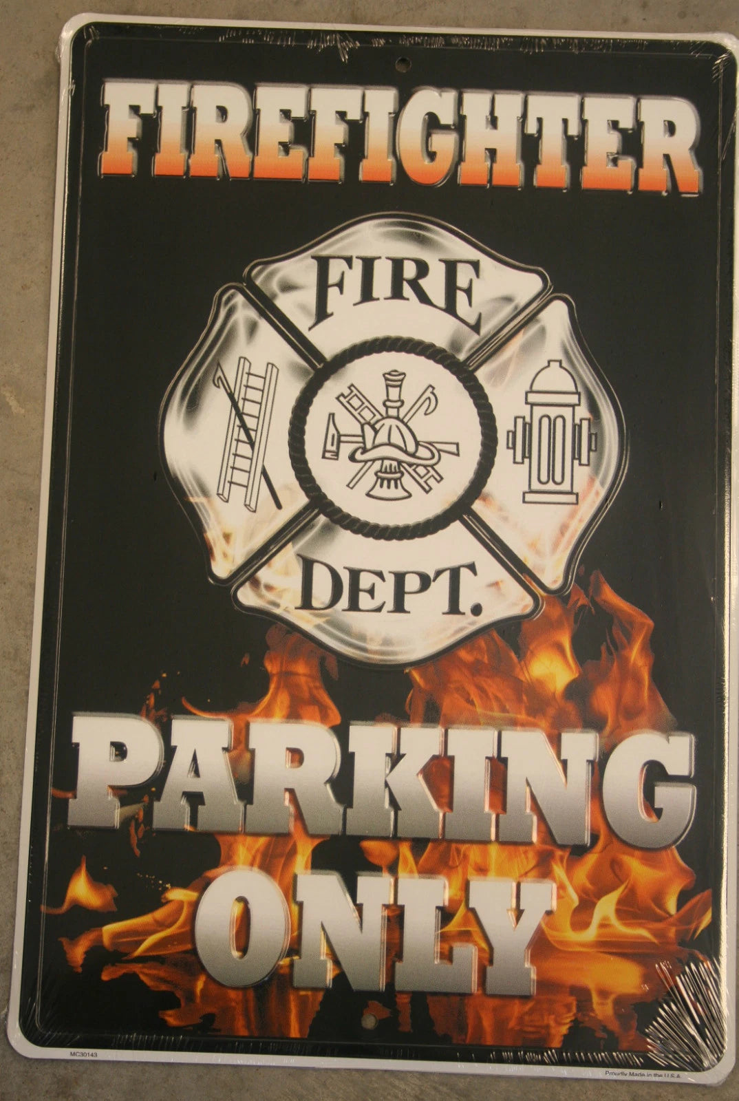 Firefighter Parking Only Sign for Fire Truck (2010–2023)
