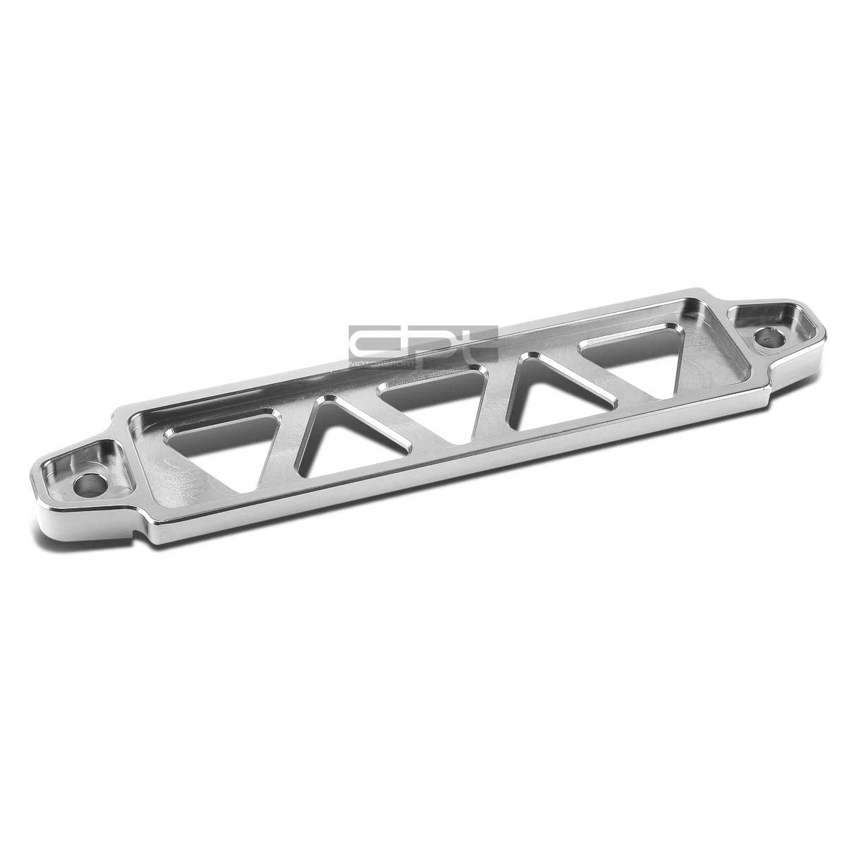 Silver Aluminum Battery Tie Down Mount Bracket for Auto Car (Universal)