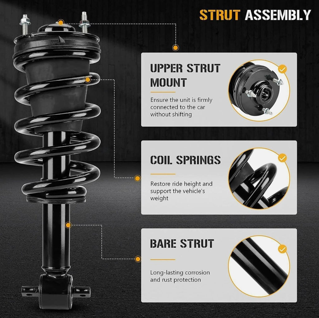 2Pcs Front Shock Struts for Cadillac Escalade, Yukon (2015–2020) 84176631