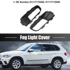 1 Pair Fog Light Grille Cover Trim for BMW X5 E70 (2007–2013) 51117172450 51117172449