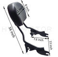 Backrest Sissy Bar with Pad for Harley Street Glide FLHX (2014–2023)