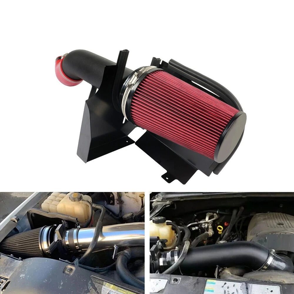 4" Cold Air Intake Kit with Heat Shield for GMC/Chevy V8 99-06