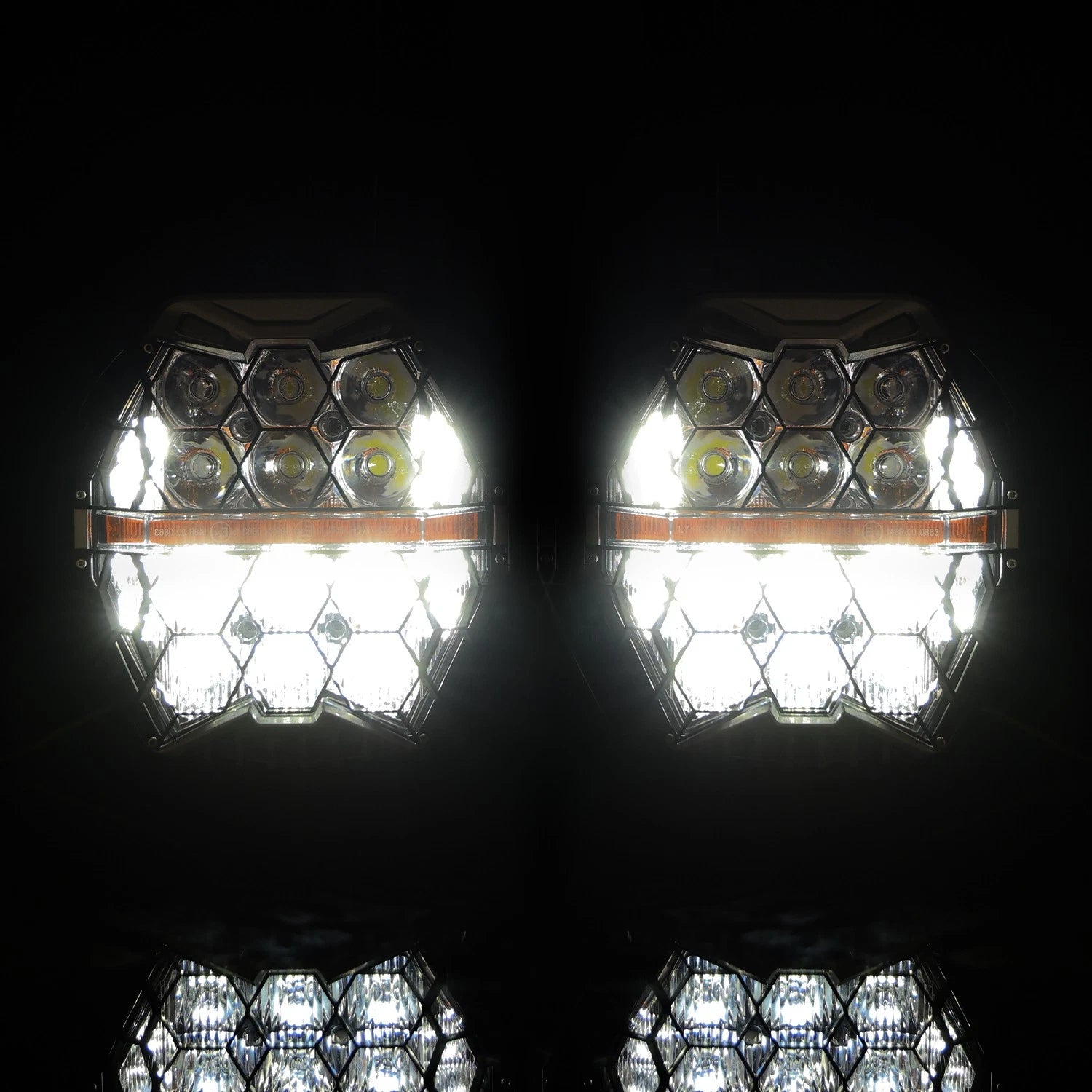 Dual LED Headlight for Harley Road Glide (2015–2024) - DHL & Hi/Lo Beam