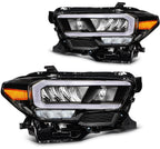 LED DRL Headlights Assembly Pair for Toyota Tacoma (2020–2023)