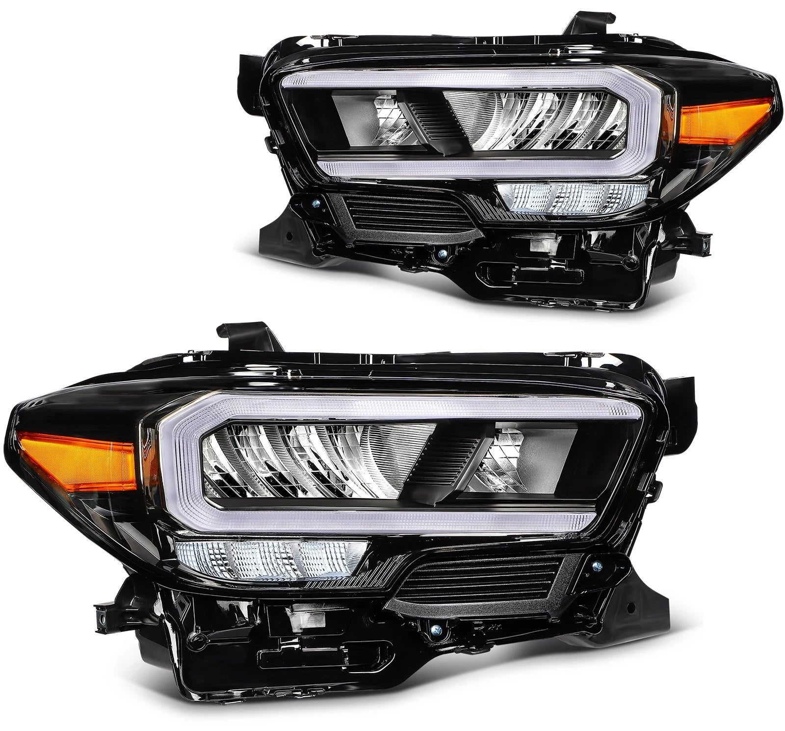 LED DRL Headlights Assembly Pair for Toyota Tacoma (2020–2023)