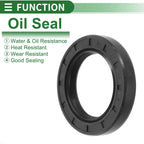 Set of 5 Oil Seal Rotary Shaft Seal NBR Rubber 32x48x8mm