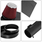 Set of 4 Cold Air Intake Kit w/ Heat Shield for Camaro (2010–2015) SS 6.2L V8