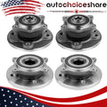 Set of 4 Wheel Hub Bearing Assemblies for Mini Cooper (2007–2014)