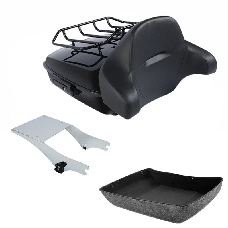 Trunk Backrest Mount Rack for Harley Touring Electra Glide (1997–2008)