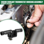 Engine Coolant Thermostat Housing Assembly for BMW 318i (1996–1999) No.11531743017