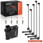 Ignition Coil & Iridium Spark Plugs Set for Honda Accord 