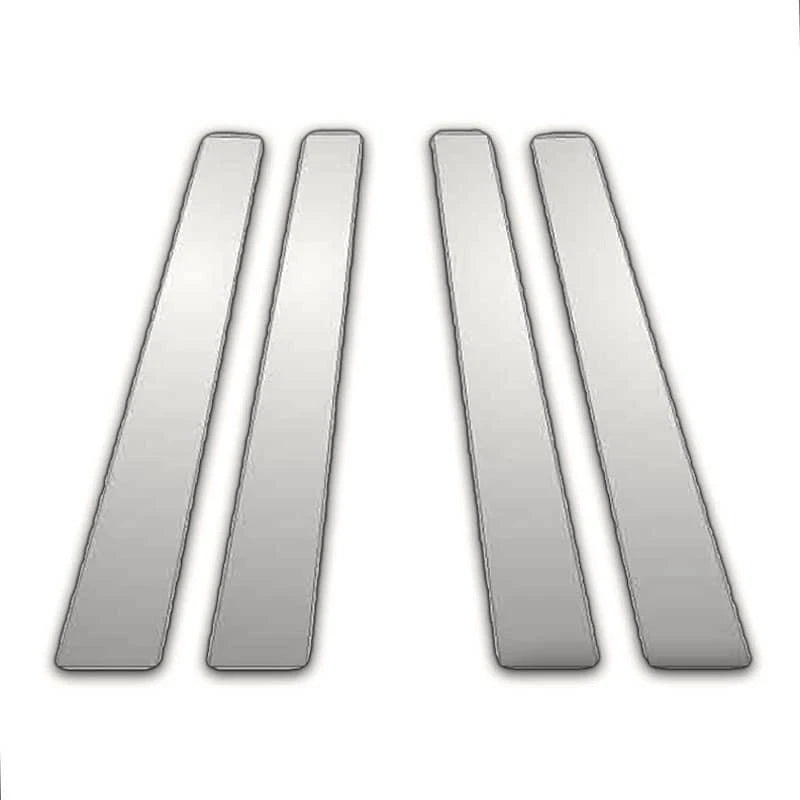 4Pc Chrome Pillar Post Covers for Mercedes C Class W204 (2008–2014)