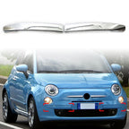 Chrome ABS Front Bumper Moulding Trim for FIAT 500 (2007-2015)