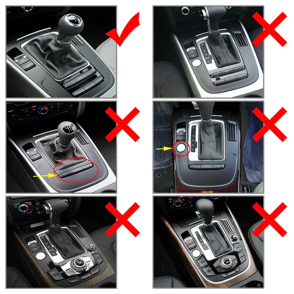Carbon Fiber Center Console Gear Shift Panel Cover for Audi A4 S4 A5 SQ5 (2009-2023)