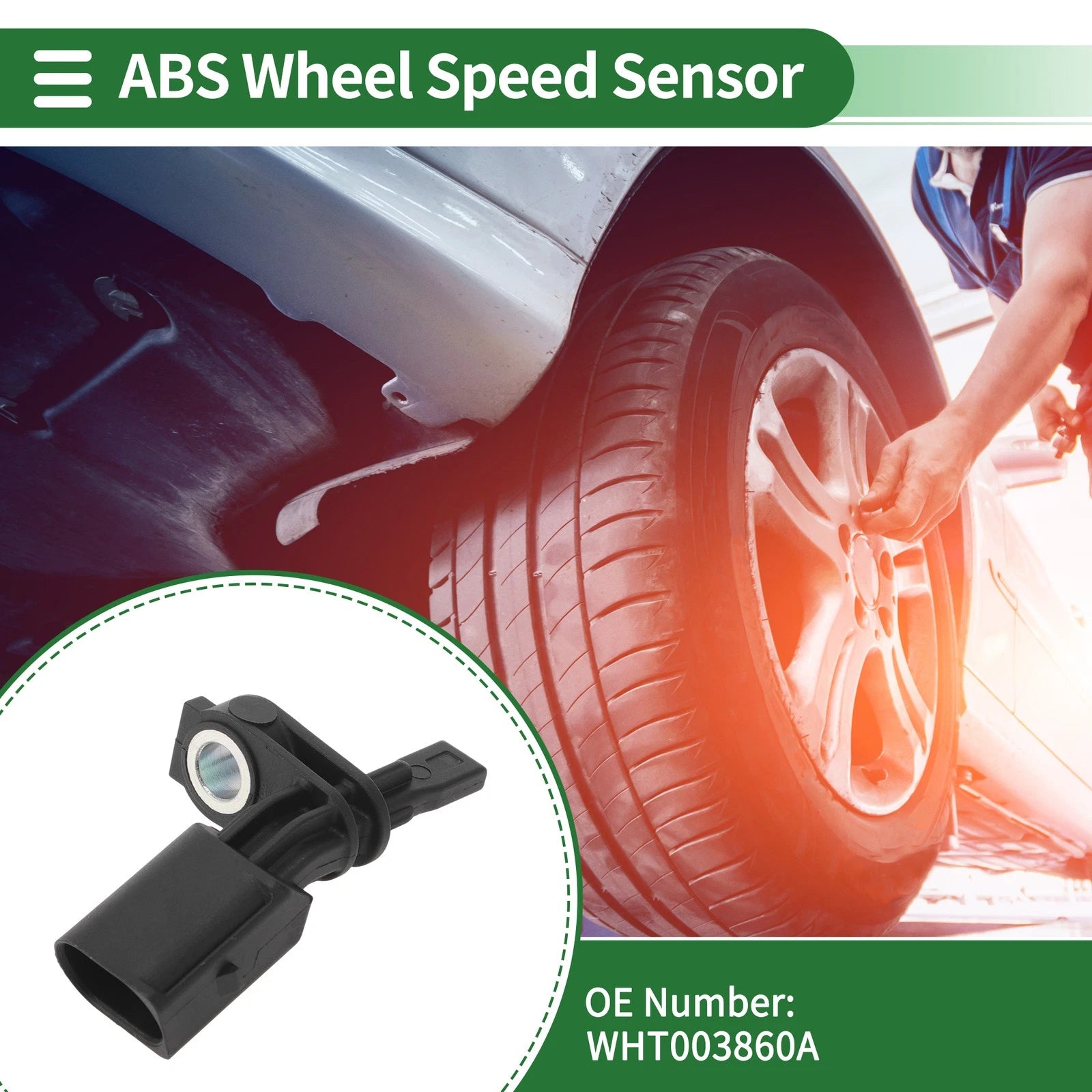 ABS Wheel Speed Sensor No.WHT003860A for Volkswagen Polo (2018–2021)