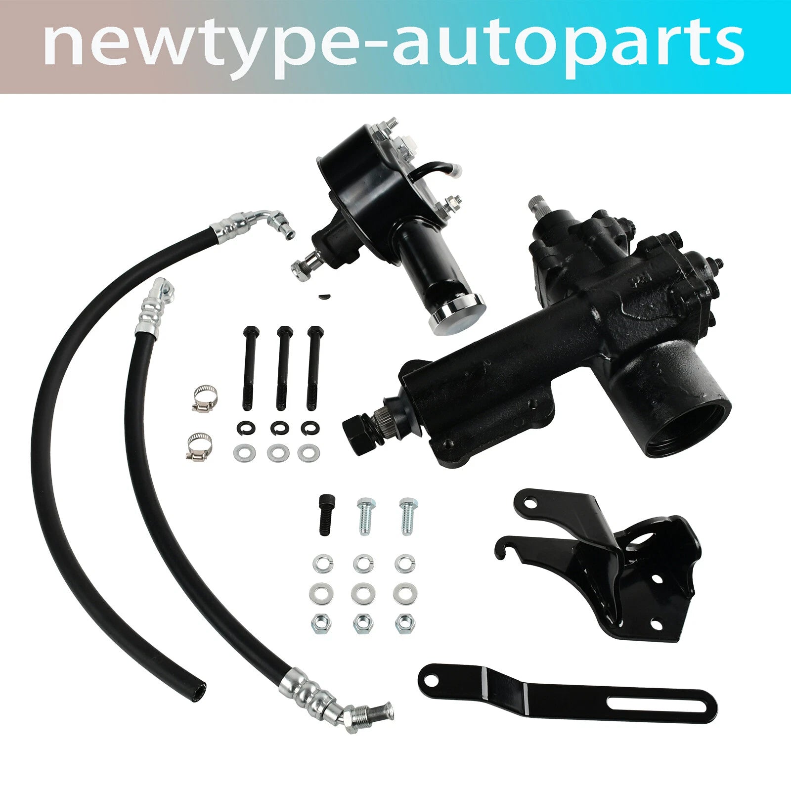 Power Steering Gear Box Upgrade Conversion Kit for Chevy Bel Air 150 210 (1955–1957)