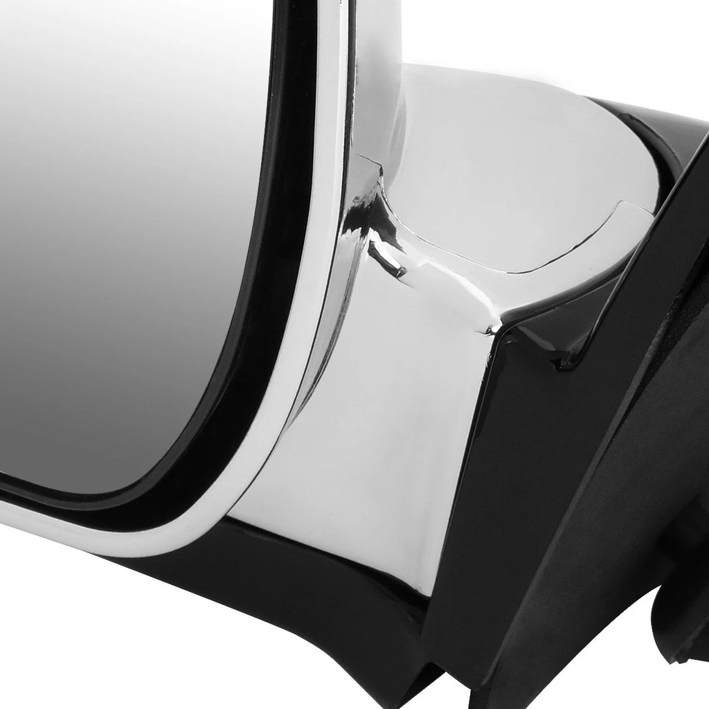 Left Side View Mirror for Chevy S10/GMC Sonoma (1994–1997) OE Style Chrome