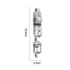 5PCS Stainless Steel Fishing Reel Seat Plate for Fishing Rod Repair