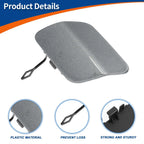 Rear Car Bumper Tow Hook Cover for Mercedes-Benz (2016–2020) No.A2058850224 Dark Silver