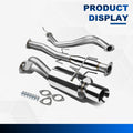 4" Rolled Muffler Tip for Honda Civic 3DR (1996–2000) Stainless Steel Catback
