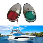 2X LED Navigation Lights for Marine Boat (12V)