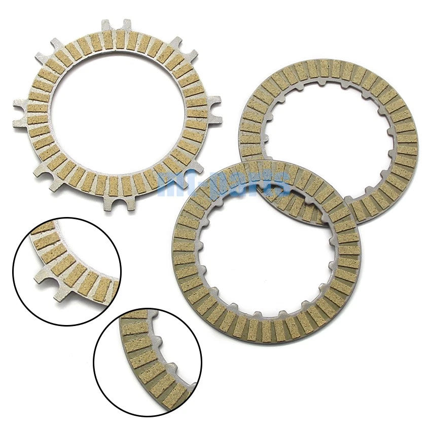 Clutch Friction Disc Plate Kit for Honda CRF50F (2004–2009, 2012–2018), Z50R (1988–1989, 1991–1999)