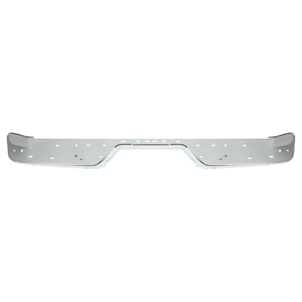 Chrome Step Bumper for Nissan Titan (2004–2015) with Park Sensor Holes