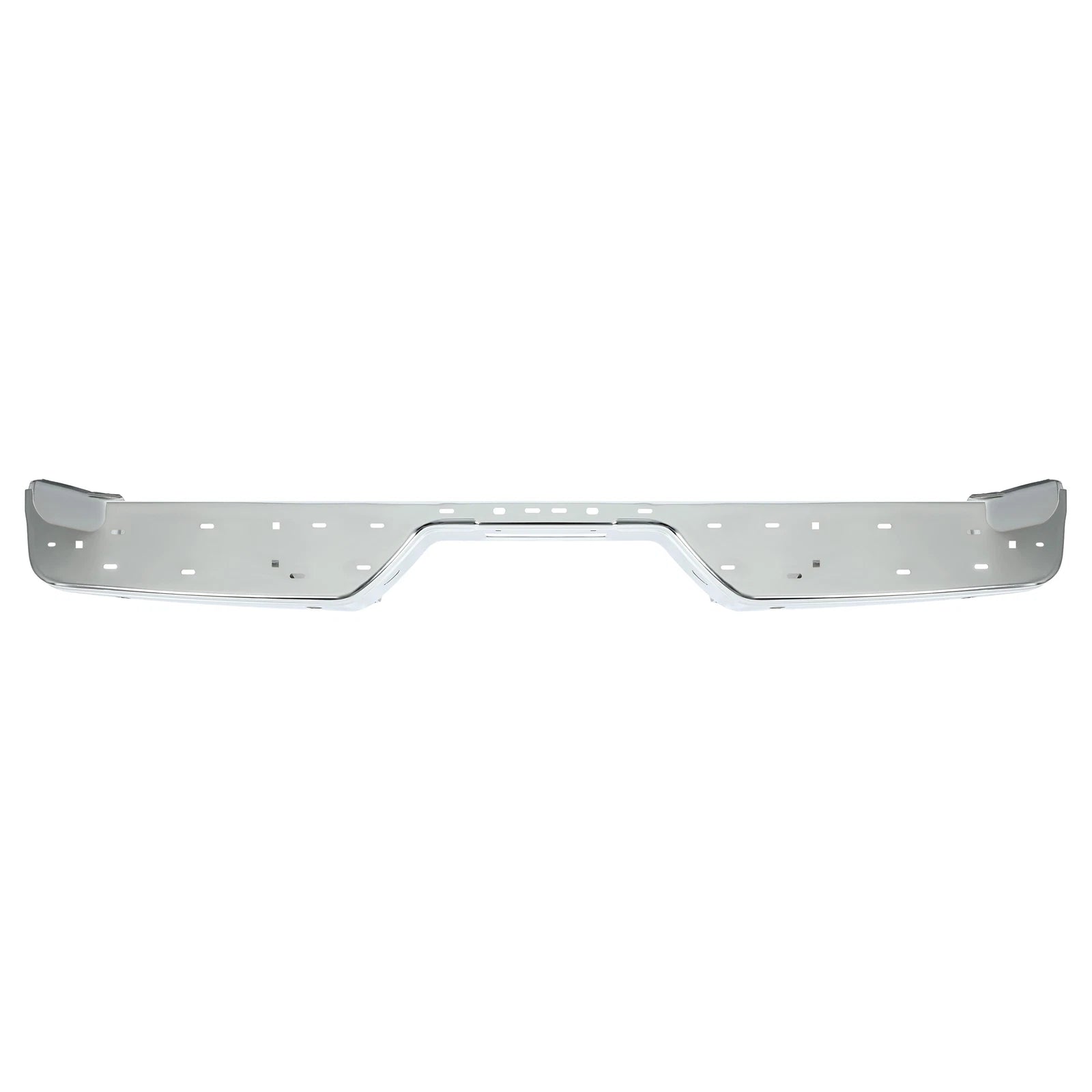 Chrome Step Bumper for Nissan Titan (2004–2015) with Park Sensor Holes
