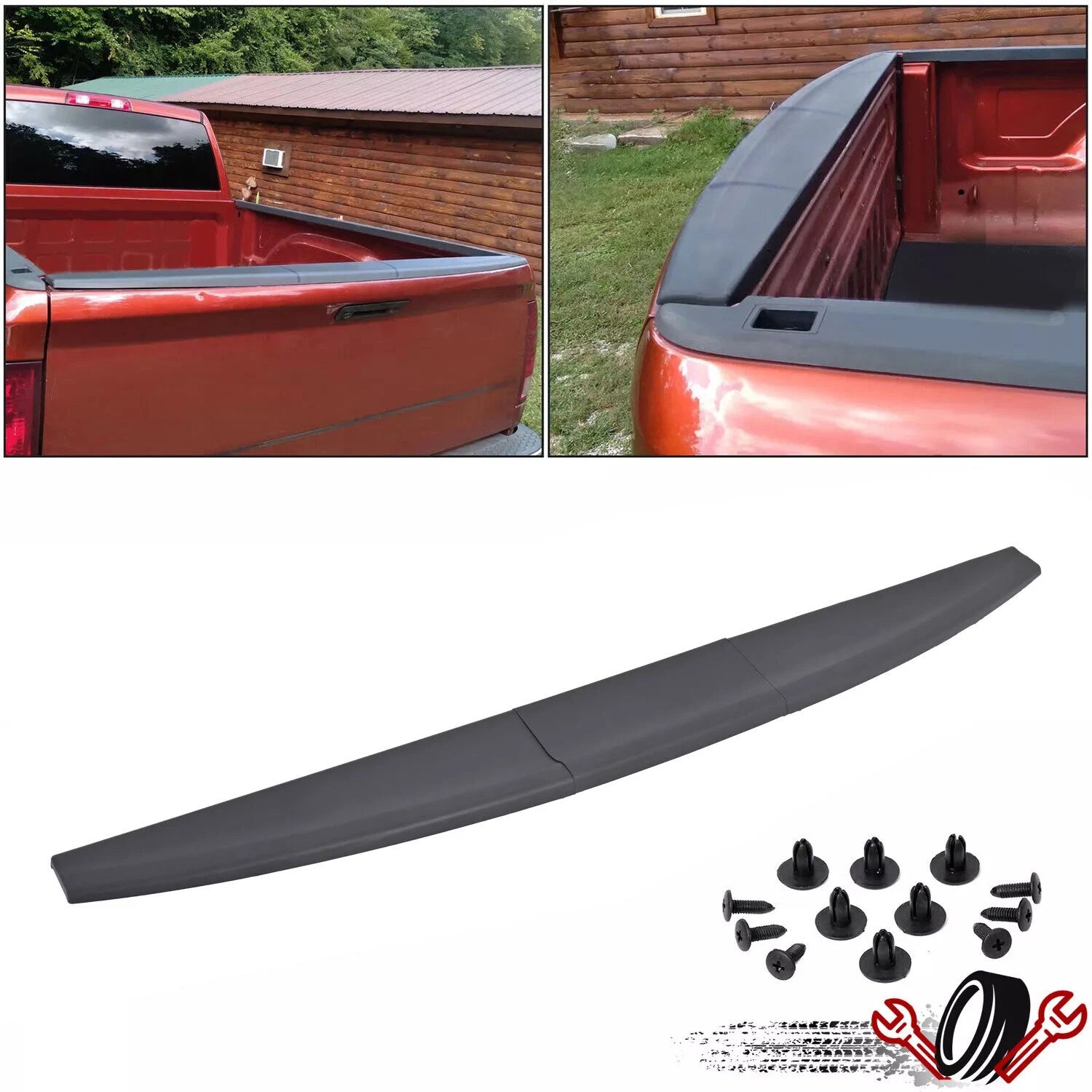 Tailgate Cover Cap Protector for Dodge Ram 1500 2500 3500 (2009–2019)