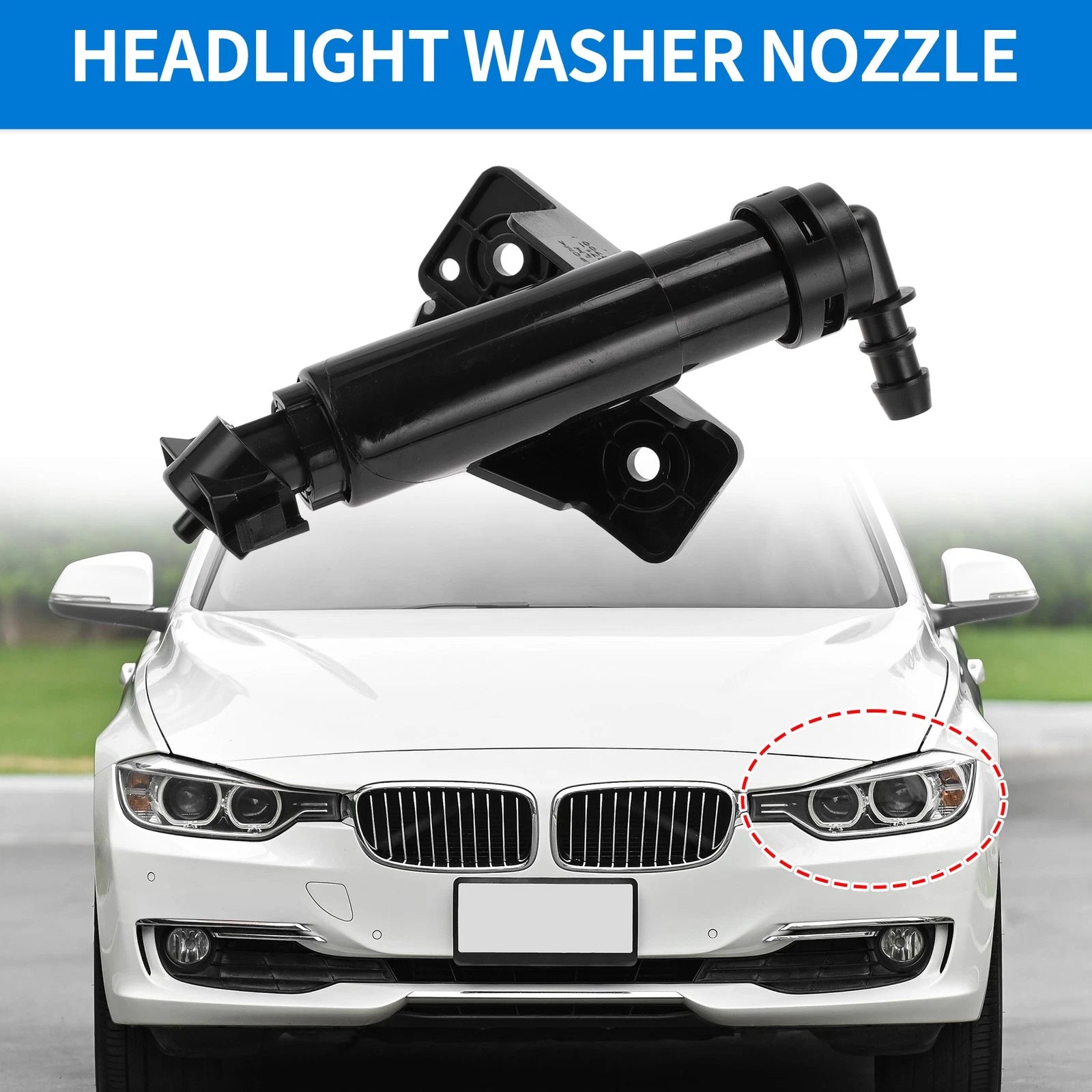 Front Left Headlight Washer Nozzle for Kia Ceed (2012–2017) No. 98671A2700