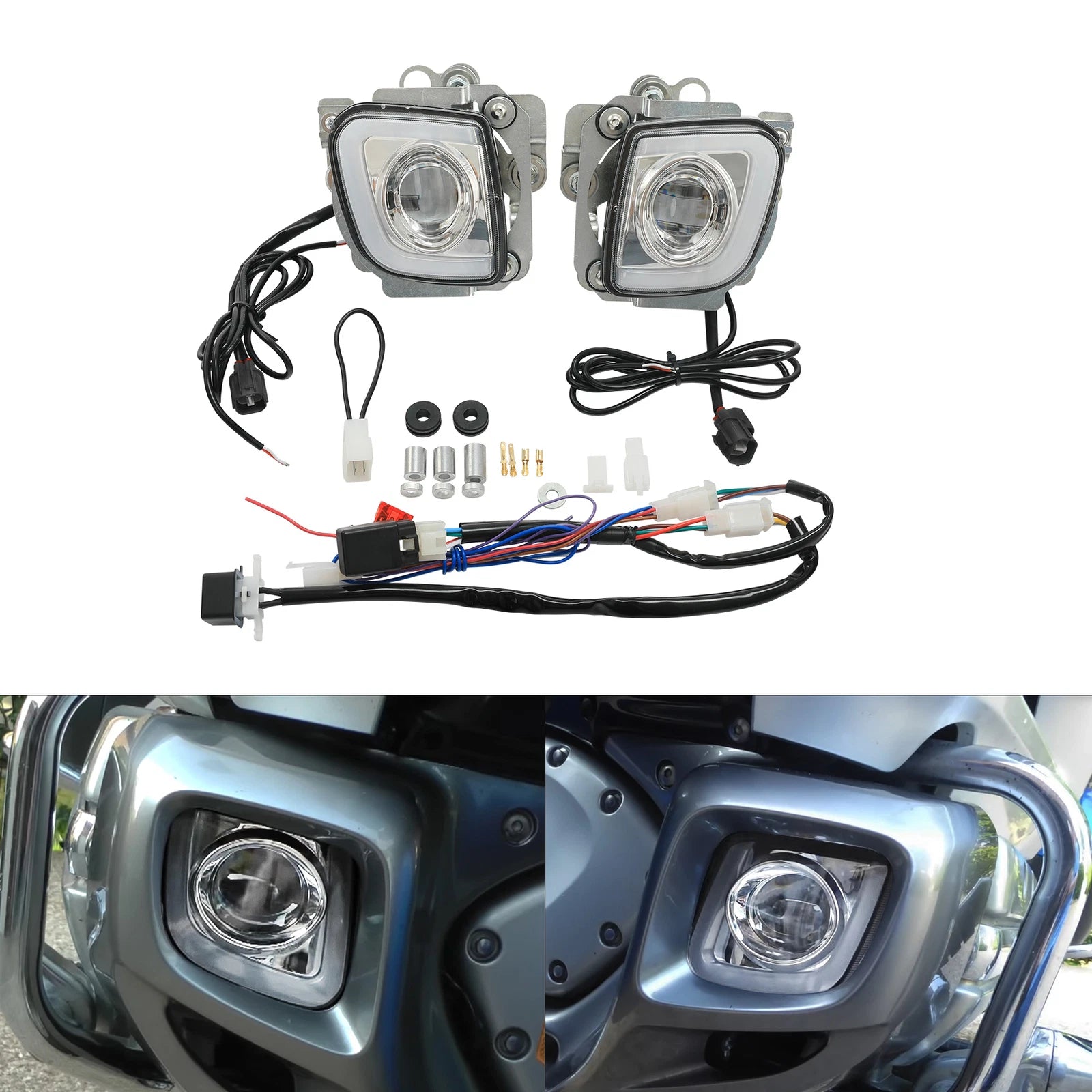 LED Fog Light Kit for Honda GoldWing GL1800 F6B (2013–2017) Valkyrie (2014–2015)