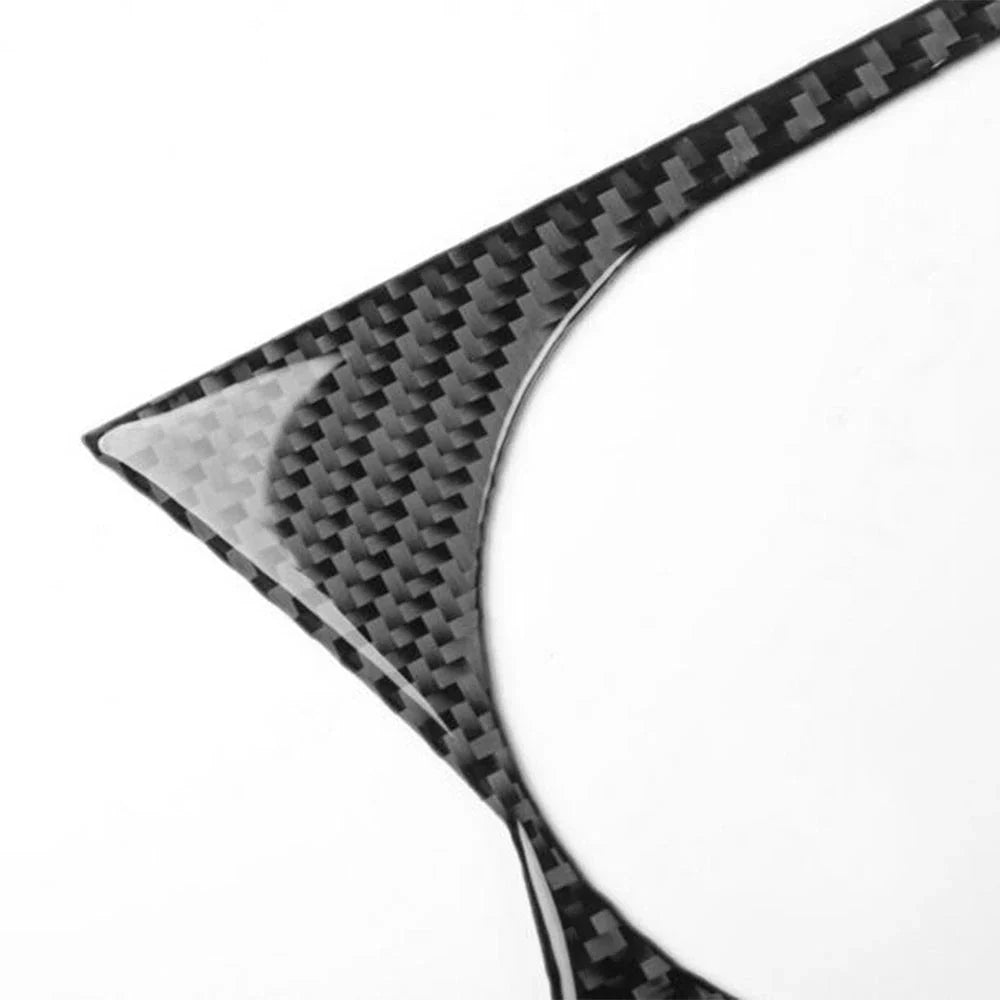 Carbon Fiber Interior Center Console Cup Holder Cover Trim for Cadillac ATS (2013-2019)