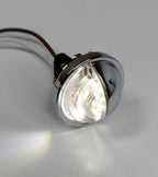 LED License Plate Light Round Replacement for Hot Rods (Universal)