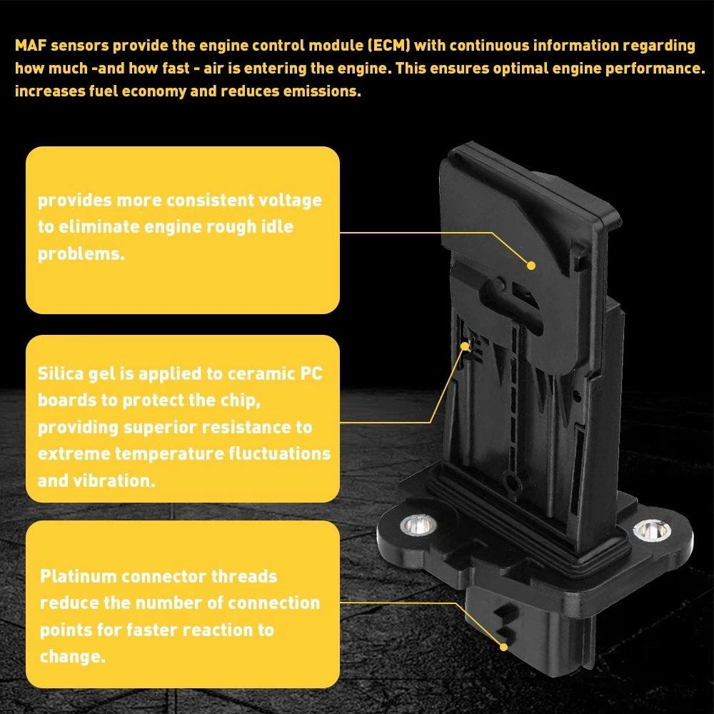 Mass Air Flow Sensor for Nissan Altima, Pathfinder, Sentra, Infiniti (2013–2019)