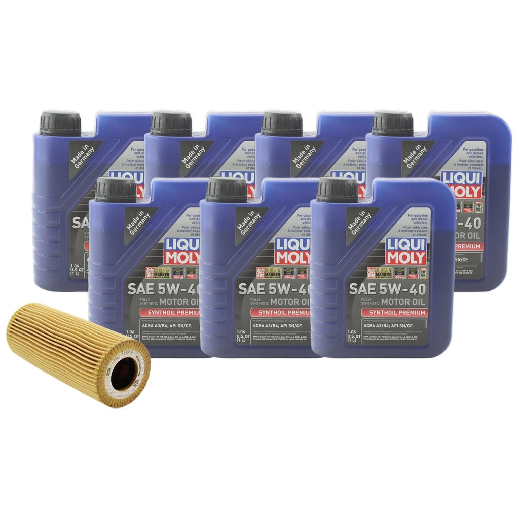 Liqui Moly Synthoil Premium 5W-40 Engine Oil Change Kit for A4 Quattro (2001–2008)
